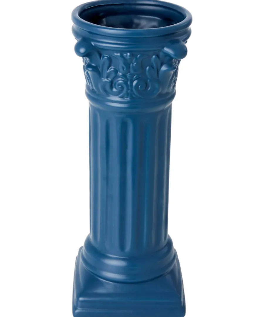 nouveau_navy_grecian_vase_2.webp Joe Browns Home Accessories<Nouveau Navy Grecian Vase