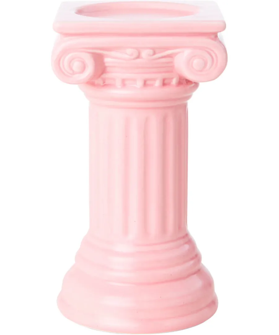 nouveau_pink_grecian_candle_holder_1.webp Joe Browns Gifts<Nouveau Pink Grecian Candle Holder