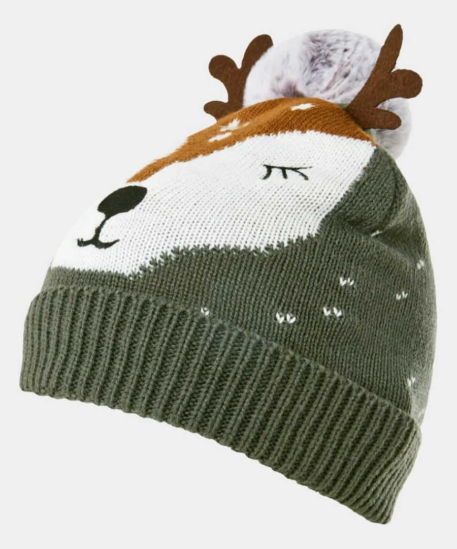 oh_deer_knitted_hat_2.webp Joe Browns Gifts<Oh Deer Knitted Hat