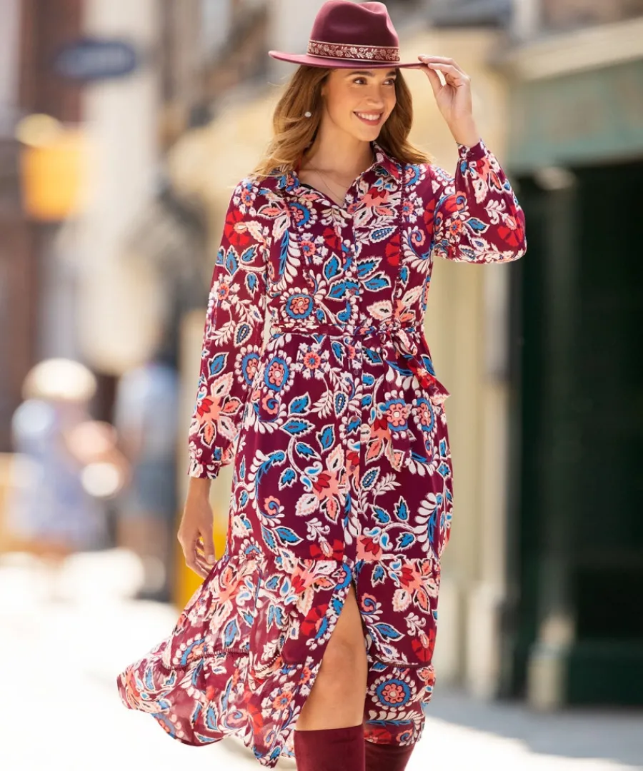 oh_so_unique_printed_dress_2.webp Joe Browns Dresses<Oh So Unique Printed Dress