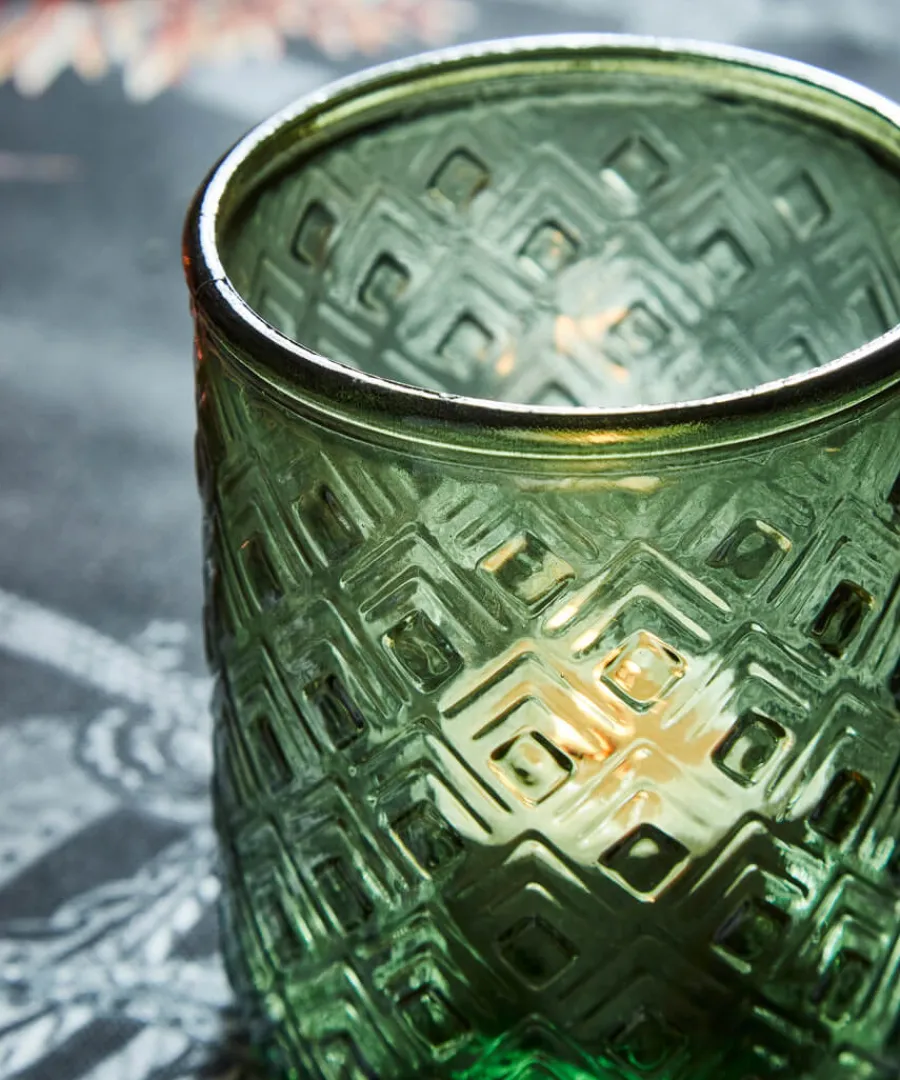 pack_of__recycled_glass_tealight_holders_3.webp Joe Browns Gifts<Pack Of 4 Recycled Glass Tealight Holders