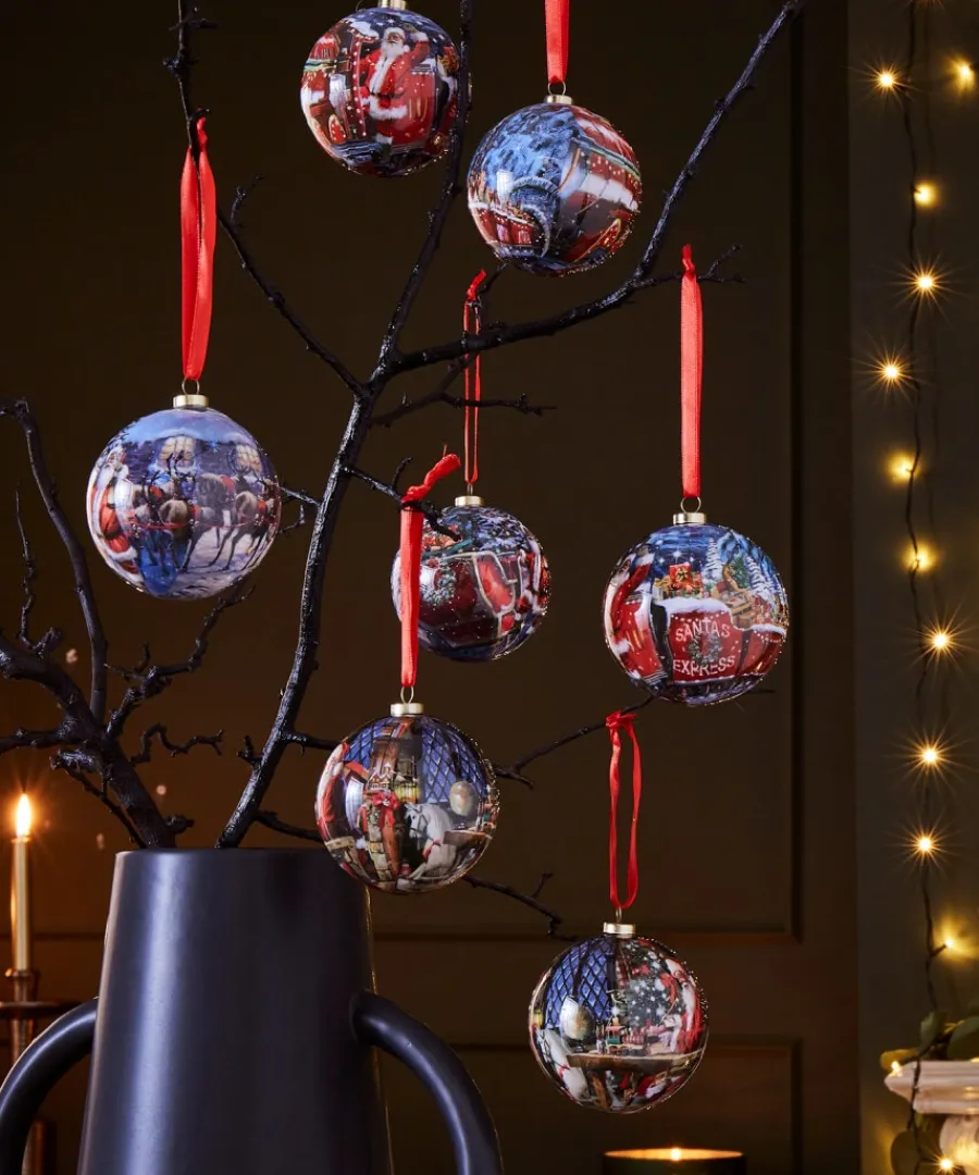 Joe Browns Gifts<Pack Of 7 Traditional Christmas Baubles