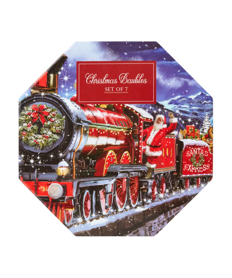 pack_of__traditional_christmas_baubles_6.webp Joe Browns Gifts<Pack Of 7 Traditional Christmas Baubles