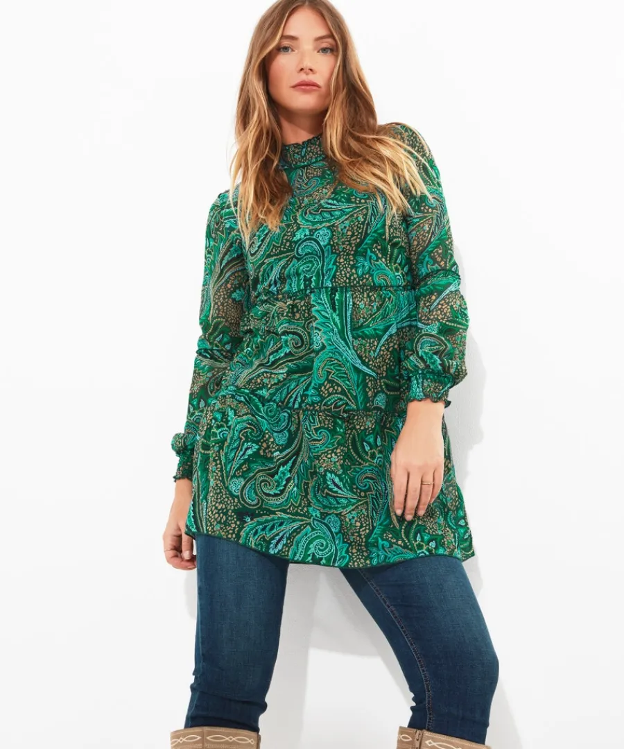 paisley_promise_tunic_dress_2.webp Joe Browns Tops& Tunics & Shirts<Paisley Promise Tunic Dress