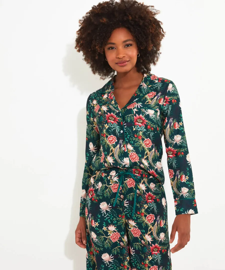 Joe Browns Gifts<Peacock Print Pyjama Top