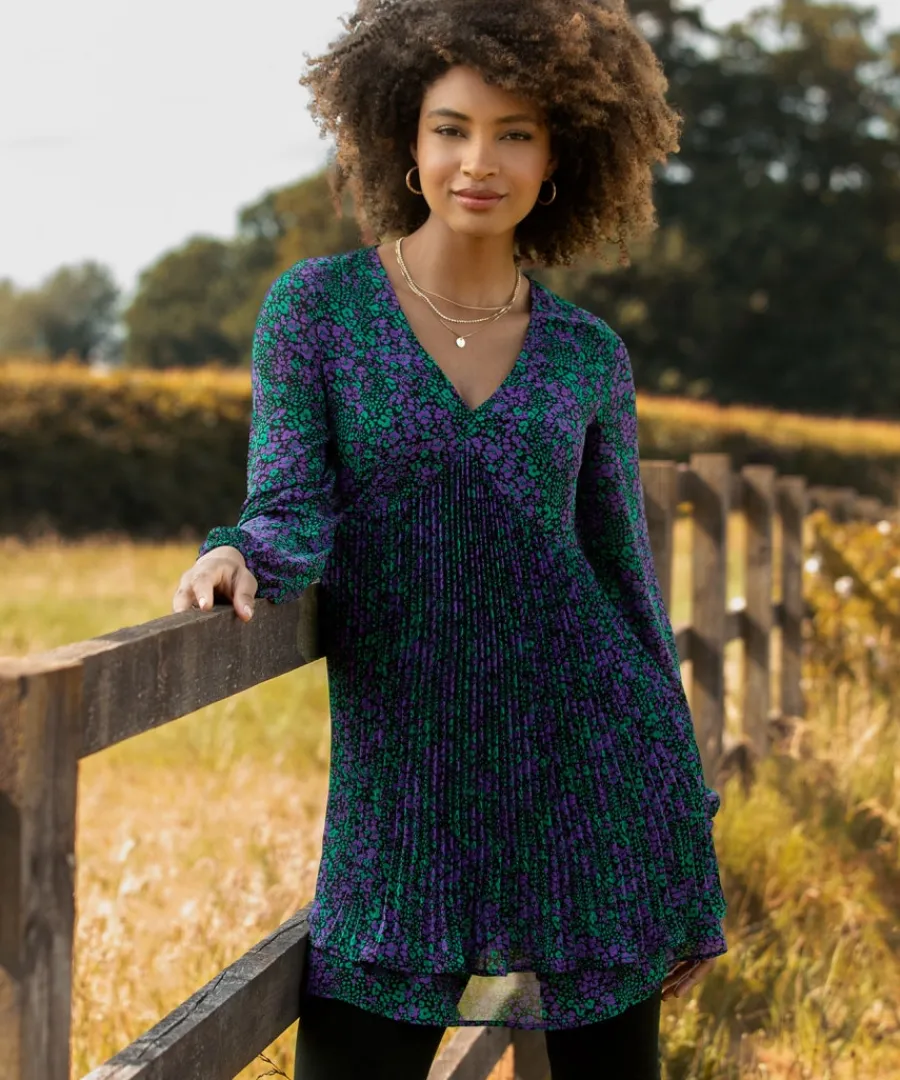 perfect_plisse_tunic_dress_2.webp Joe Browns Dresses<Perfect Plisse Tunic Dress