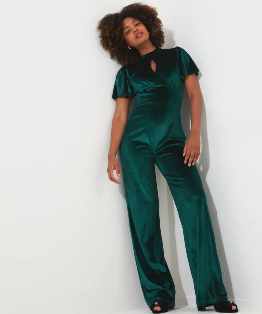 perfection_velour_jumpsuit_3.webp Joe Browns Jeans & Trousers<Perfection Velour Jumpsuit