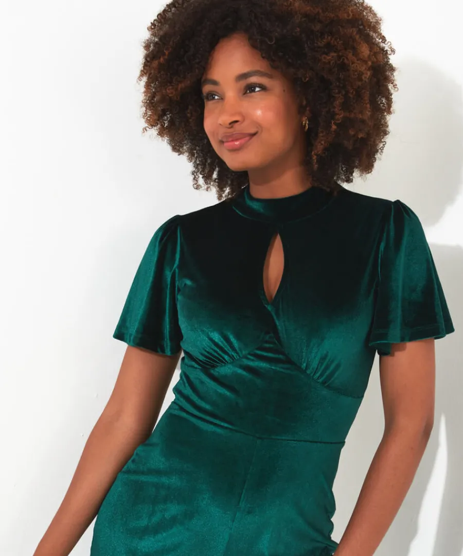 perfection_velour_jumpsuit_5.webp Joe Browns Jeans & Trousers<Perfection Velour Jumpsuit