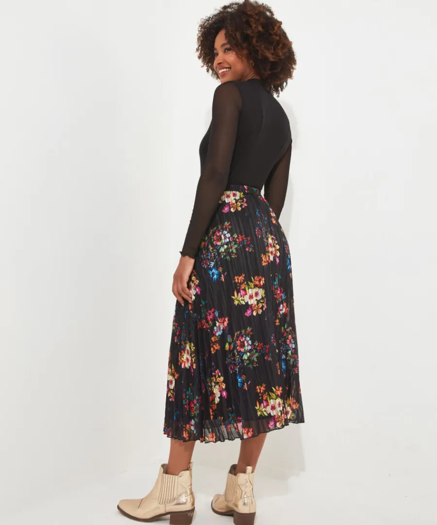 pop_of_colour_pleated_skirt_3.webp Joe Browns Skirts<Pop Of Colour Pleated Skirt