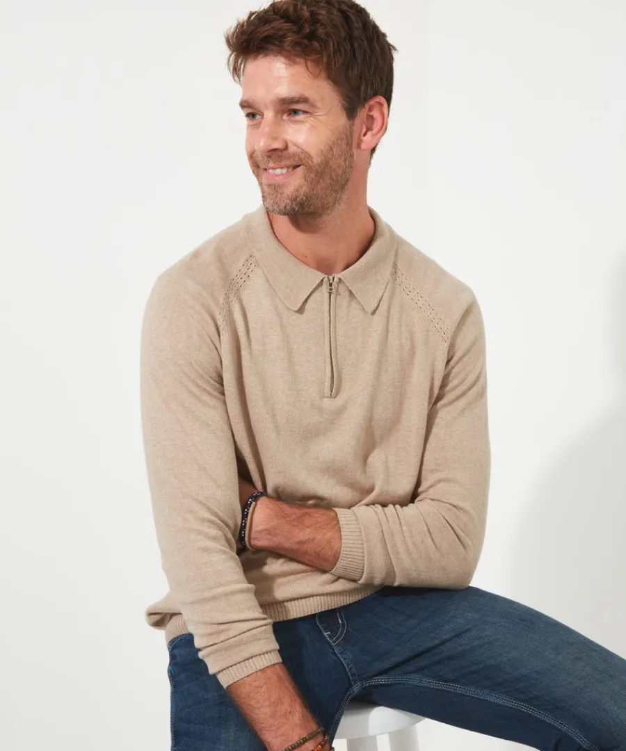 premium_knitted_polo_3.webp Joe Browns Knitwear & Jumpers<Premium Knitted Polo