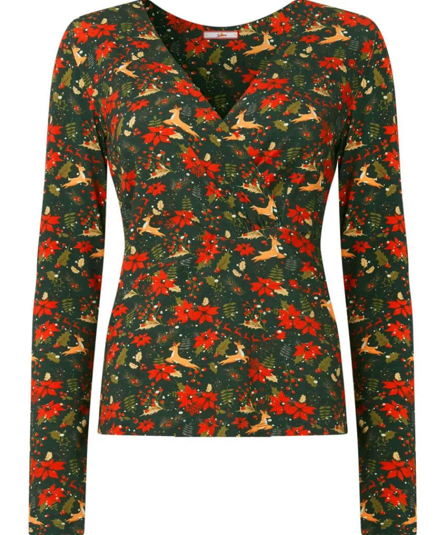 Joe Browns Tops& Tunics & Shirts<Radiant Reindeer Wrap Top