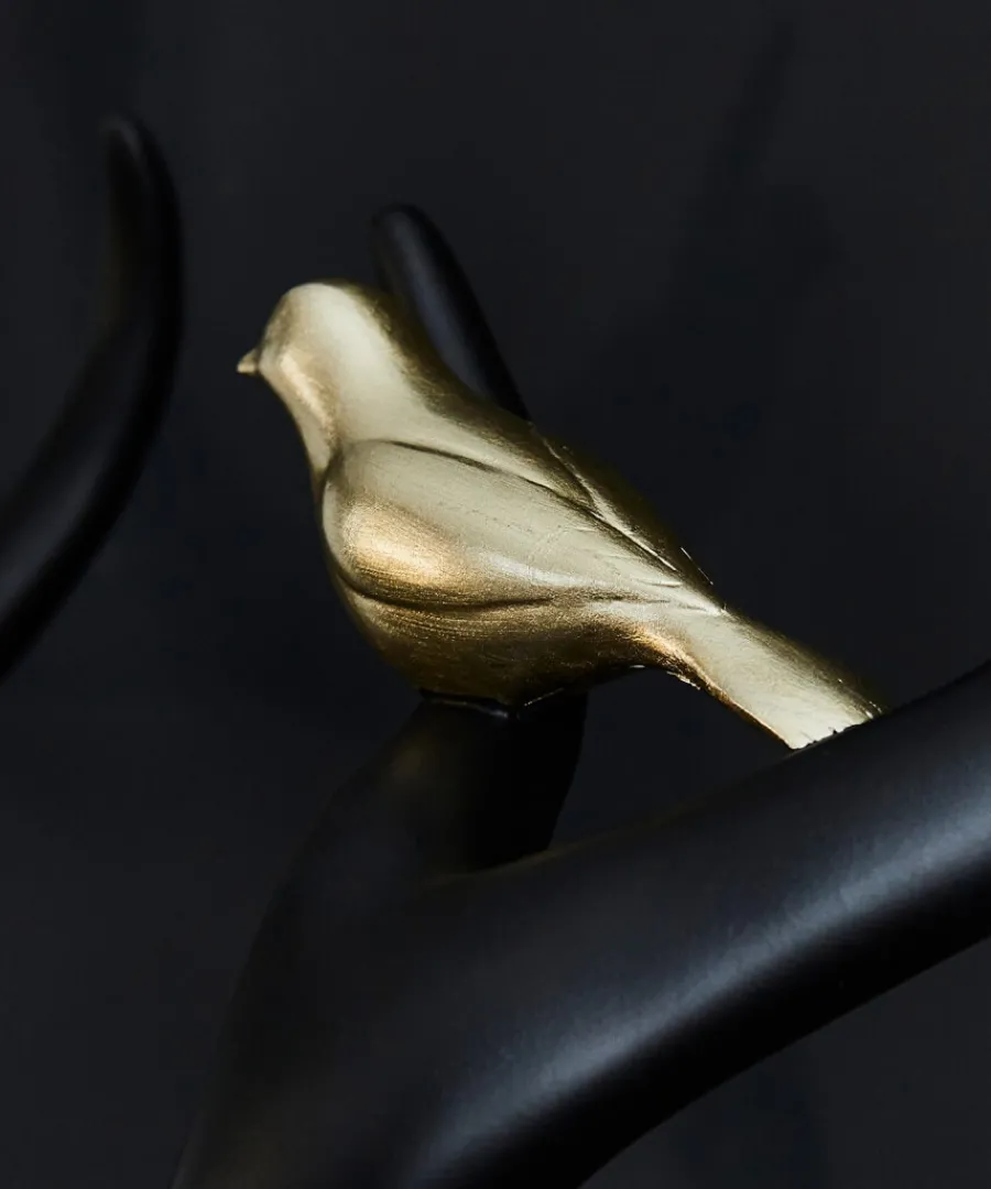 rebel_deer_head_with_gold_birds_2.webp Joe Browns Home Accessories<Rebel Deer Head With Gold Birds