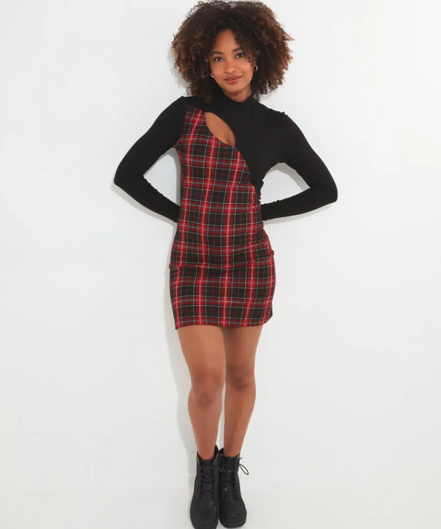 rock_check_tunic_3.webp Joe Browns Dresses<Rock Check Tunic