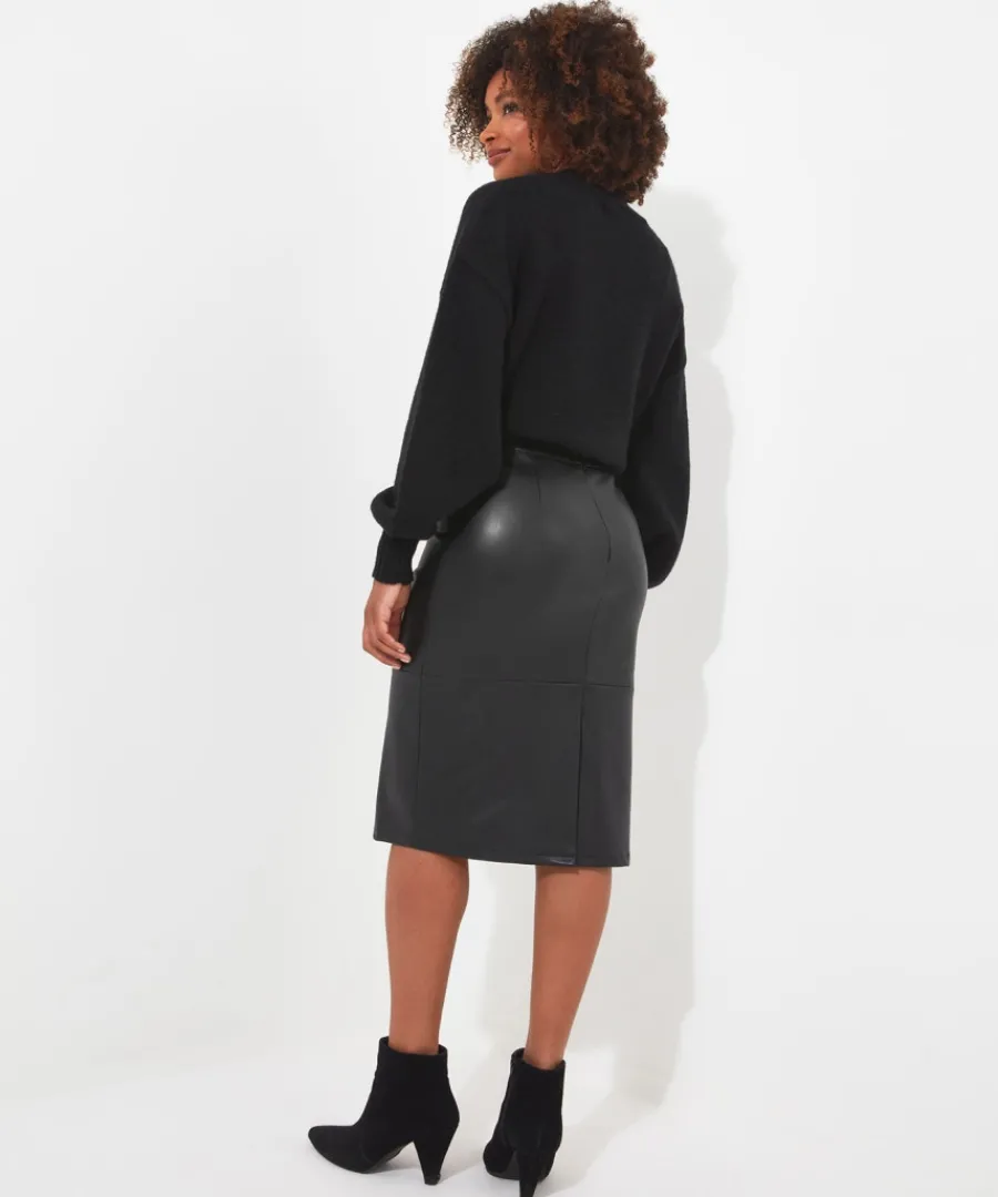 rock_it_pu_pencil_skirt_3.webp Joe Browns Skirts<Rock It Pu Pencil Skirt