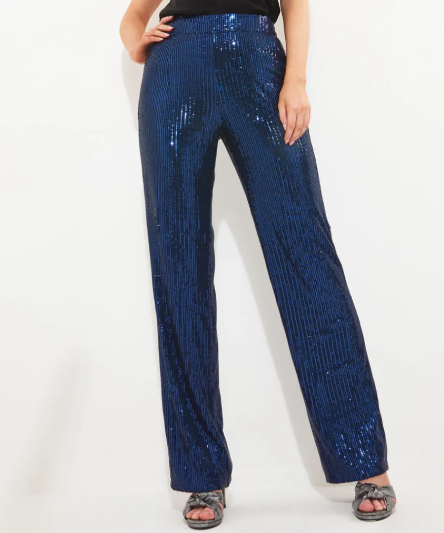 sassy_sequin_trousers_3.webp Joe Browns Jeans & Trousers<Sassy Sequin Trousers