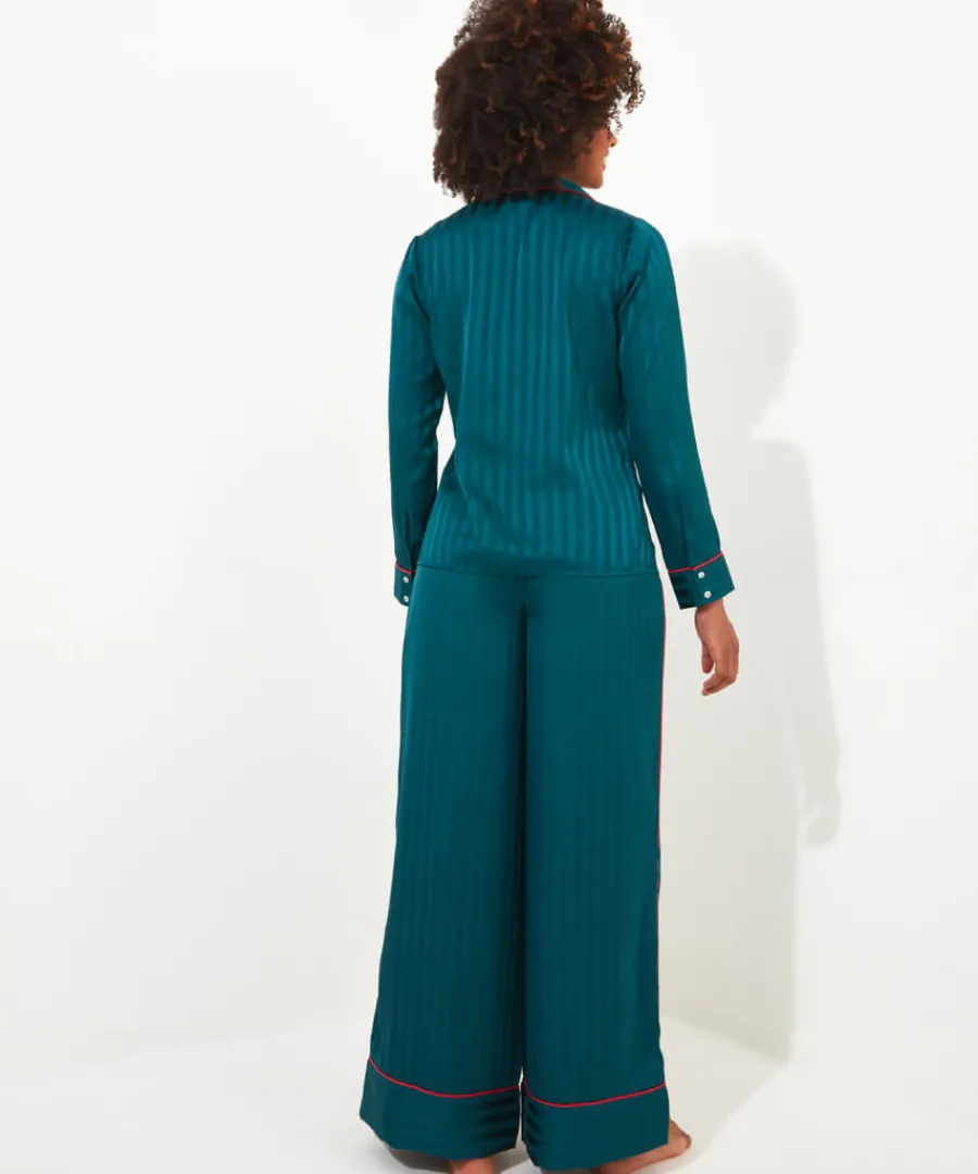 satin_stripe_pyjama_bottoms_4.webp Joe Browns Gifts<Satin Stripe Pyjama Bottoms