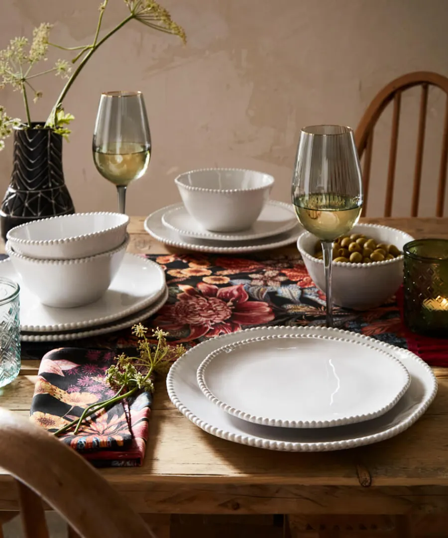 set_of__organic_beaded_dinner_plates_3.webp Joe Browns Home Accessories<Set Of 4 Organic Beaded Dinner Plates