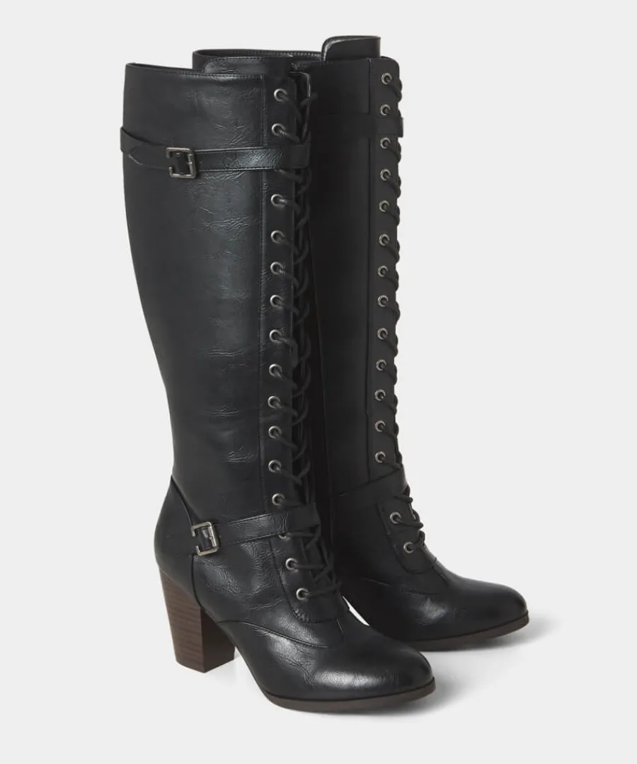 sharp_and_smart_lace_up_boots_2.webp Joe Browns Boots & Shoes<Sharp And Smart Lace Up Boots