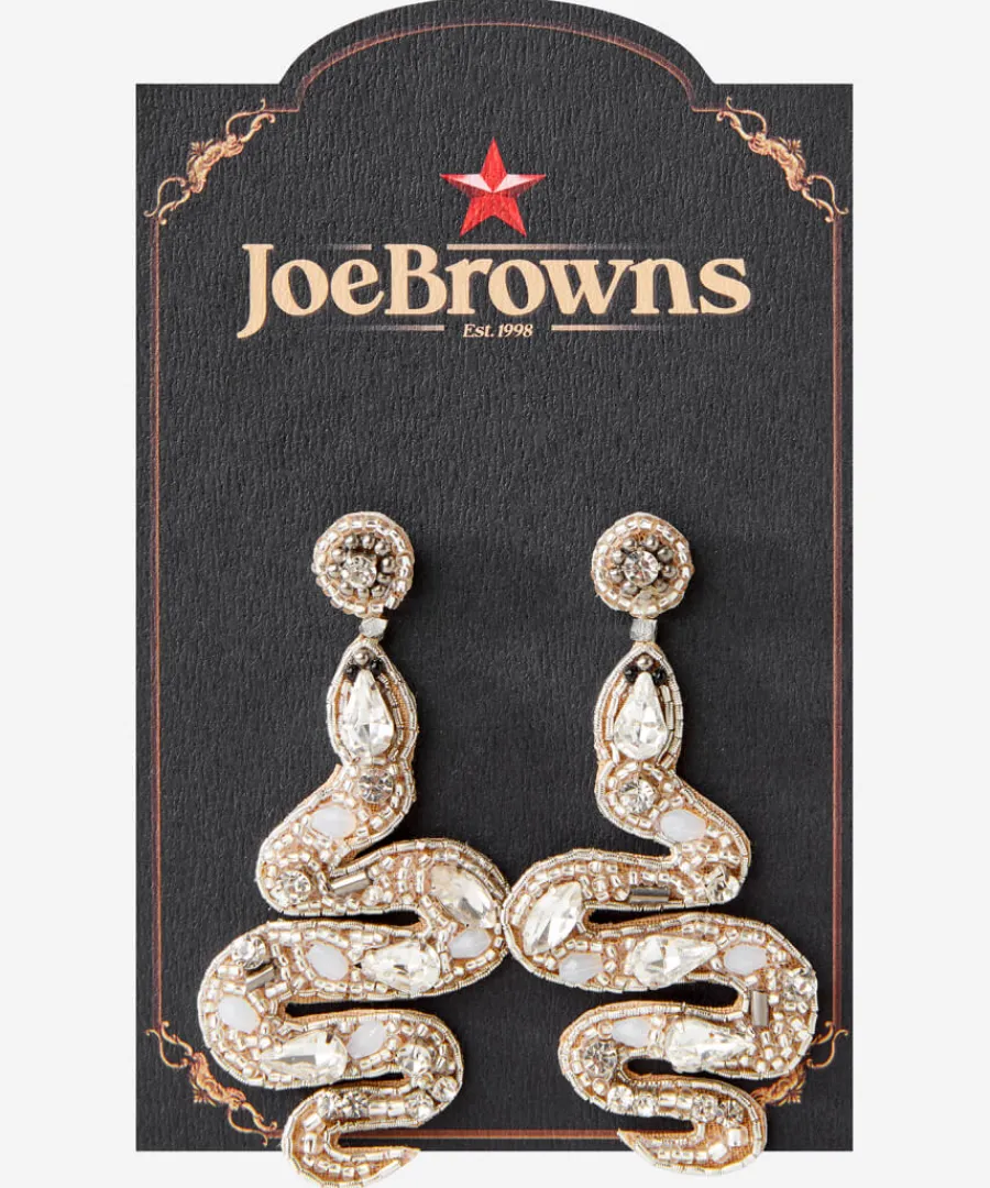 slinky_beaded_snake_earrings_3.webp Joe Browns Gifts<Slinky Beaded Snake Earrings