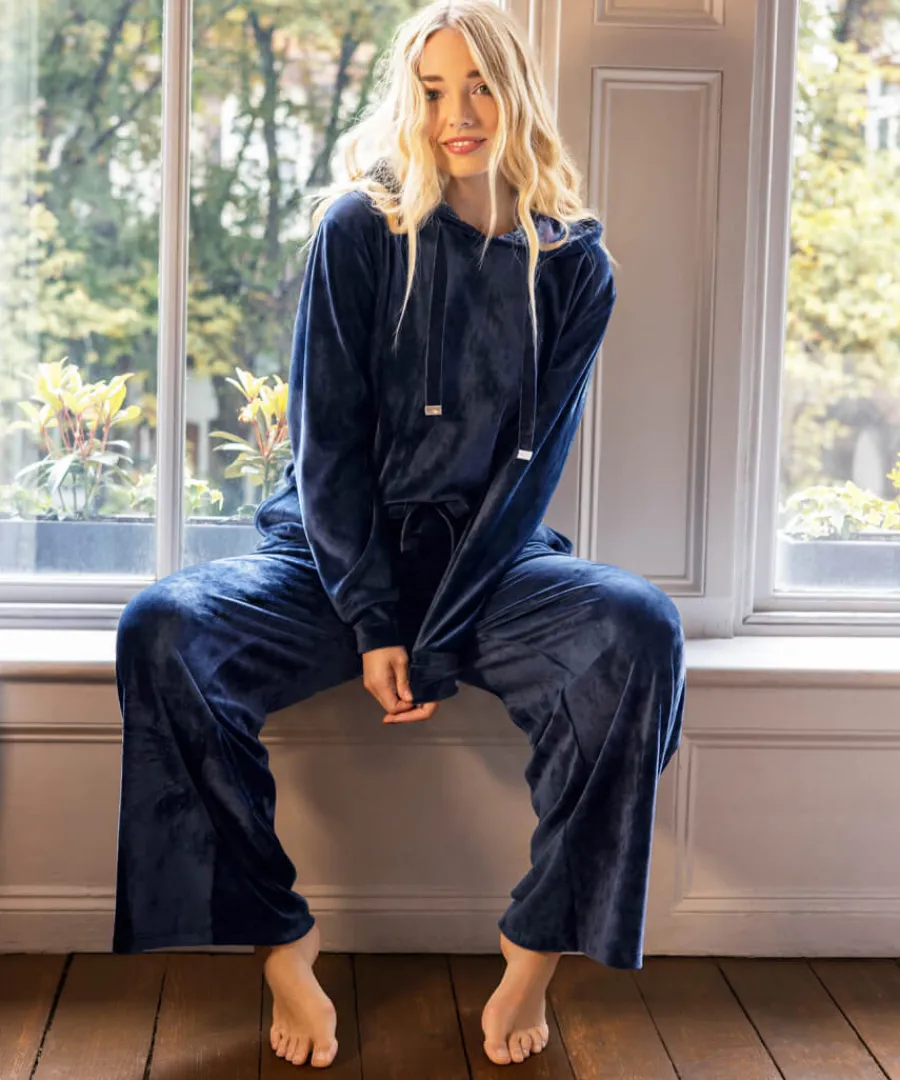 sloe_joes_velour_hoody_2.webp Joe Browns Tops& Tunics & Shirts<Sloe Joes Velour Hoody