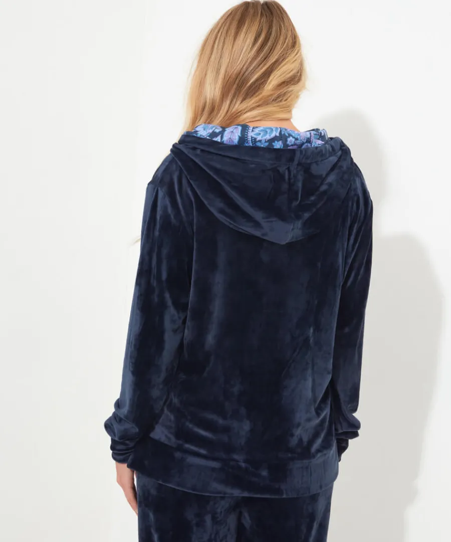sloe_joes_velour_hoody_4.webp Joe Browns Tops& Tunics & Shirts<Sloe Joes Velour Hoody