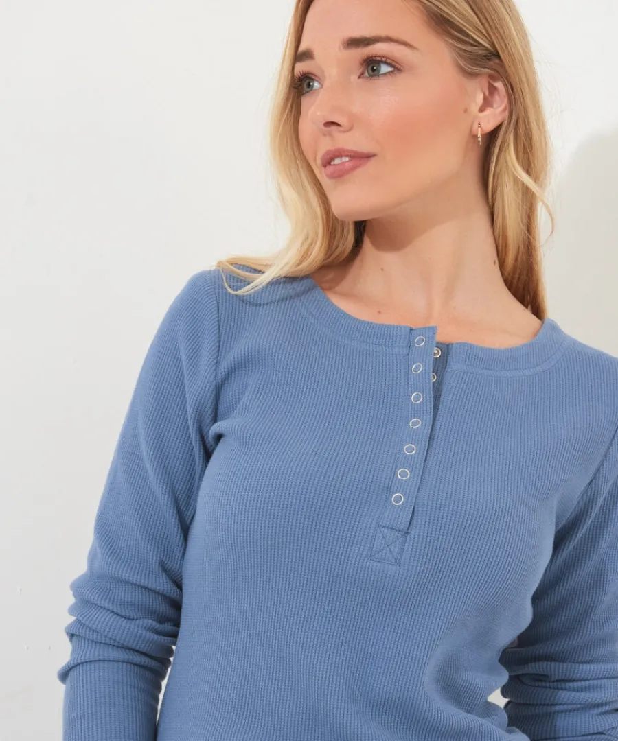 sloe_joes_waffle_henley_5.webp Joe Browns Tops& Tunics & Shirts<Sloe Joes Waffle Henley