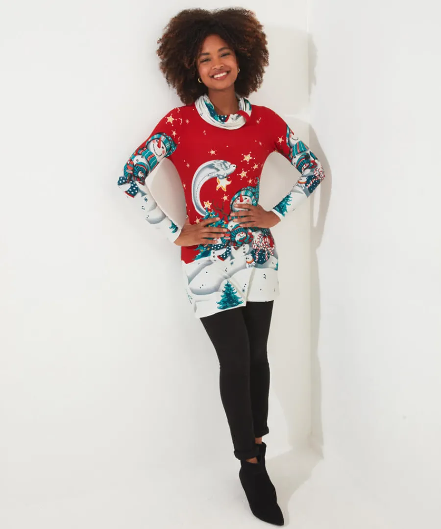 snowy_scene_tunic_2.webp Joe Browns Tops& Tunics & Shirts<Snowy Scene Tunic