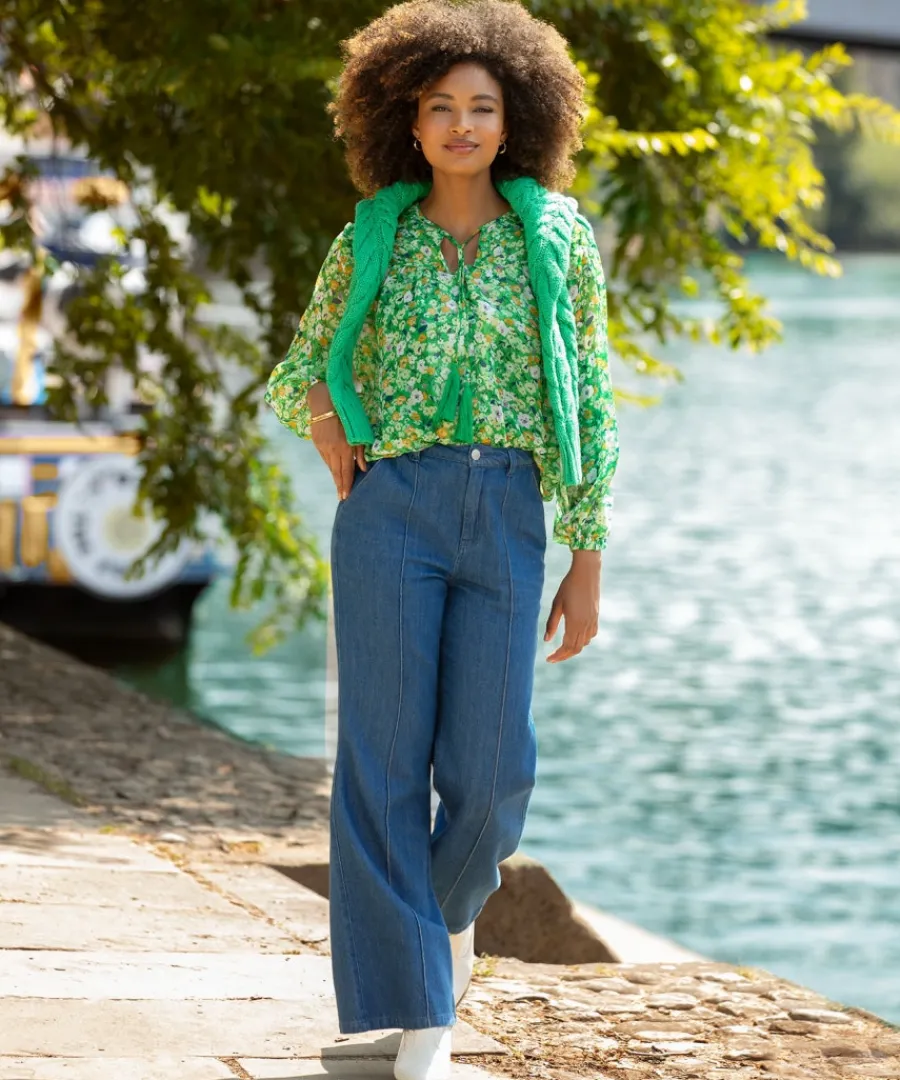 spring_greens_top_2.webp Joe Browns Tops& Tunics & Shirts<Spring Greens Top