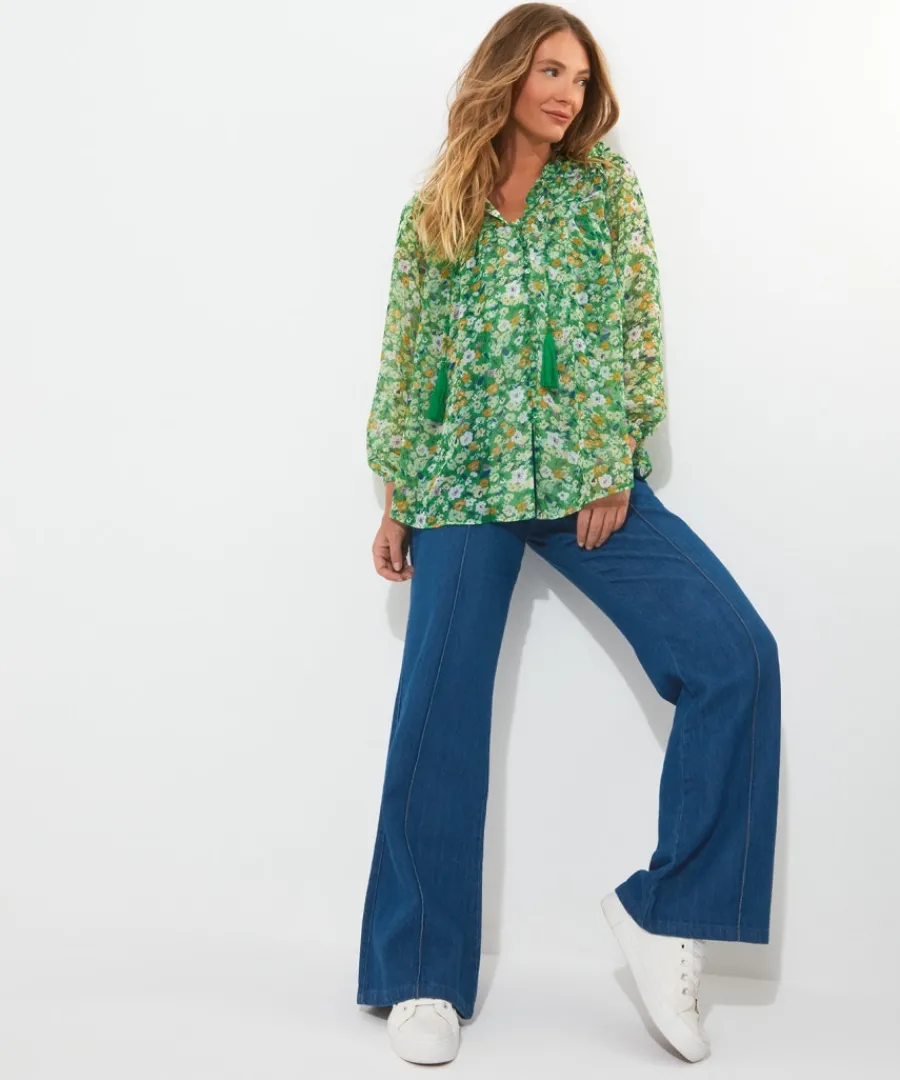spring_greens_top_3.webp Joe Browns Tops& Tunics & Shirts<Spring Greens Top