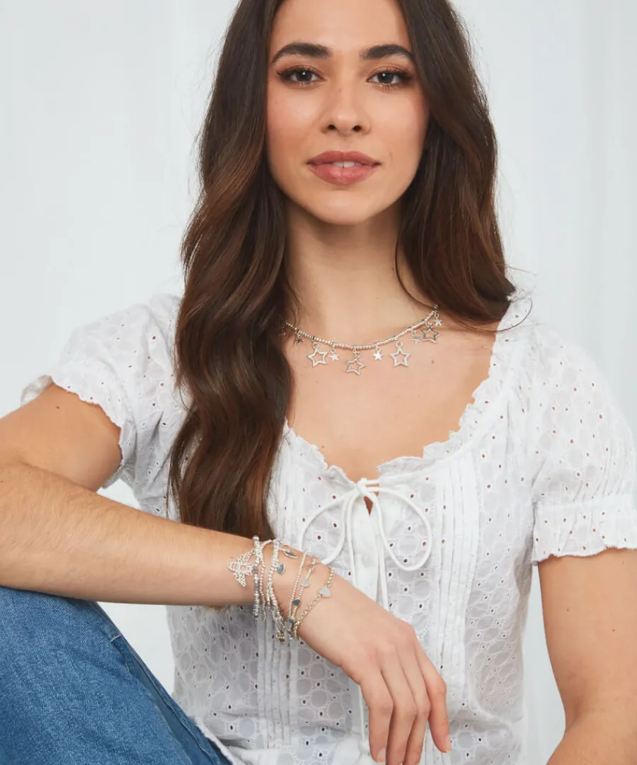 star_gazer_silver_plate_necklace_2.webp Joe Browns Gifts<Star Gazer Silver Plate Necklace