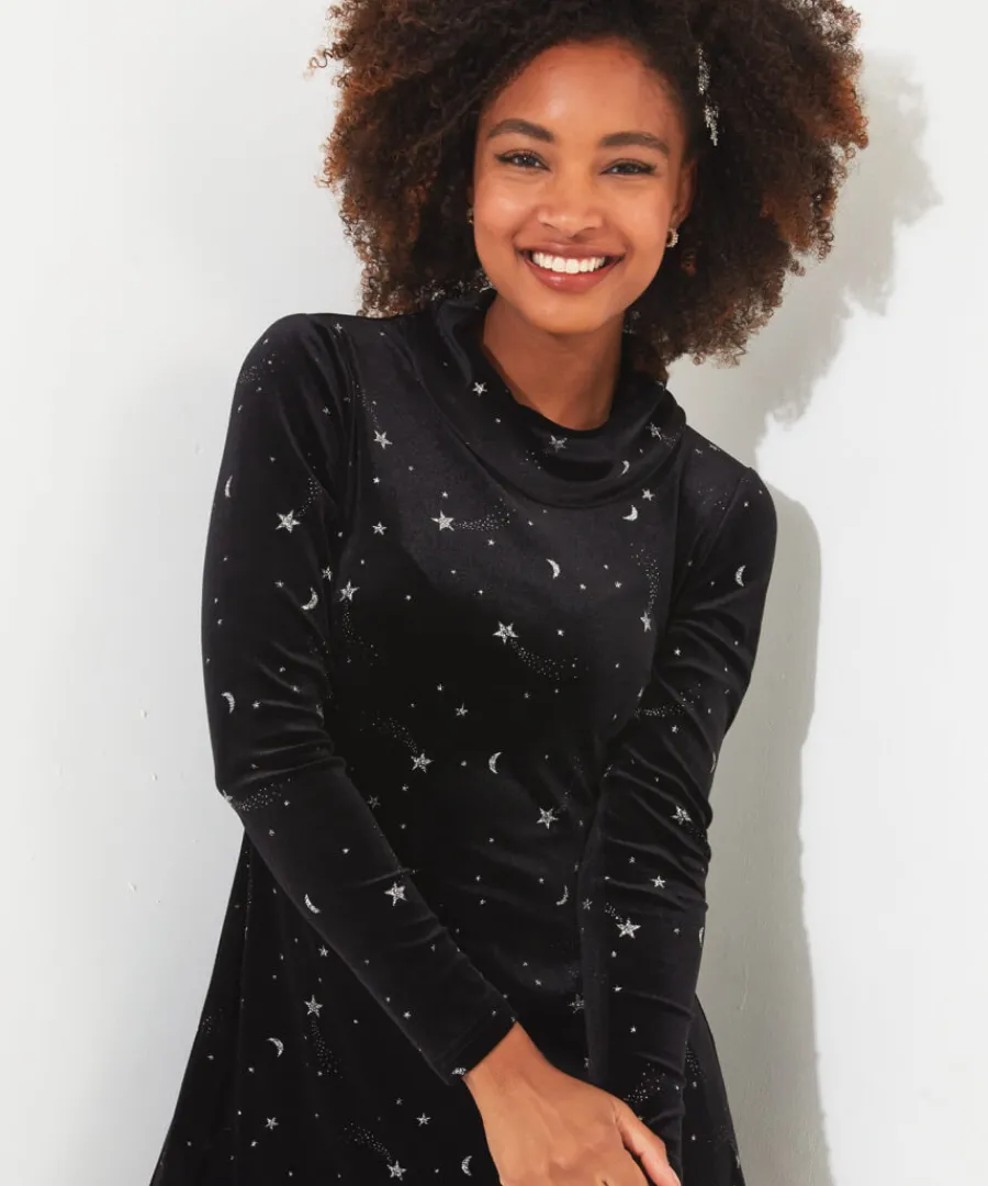 starry_night_velour_tunic_4.webp Joe Browns Dresses<Starry Night Velour Tunic