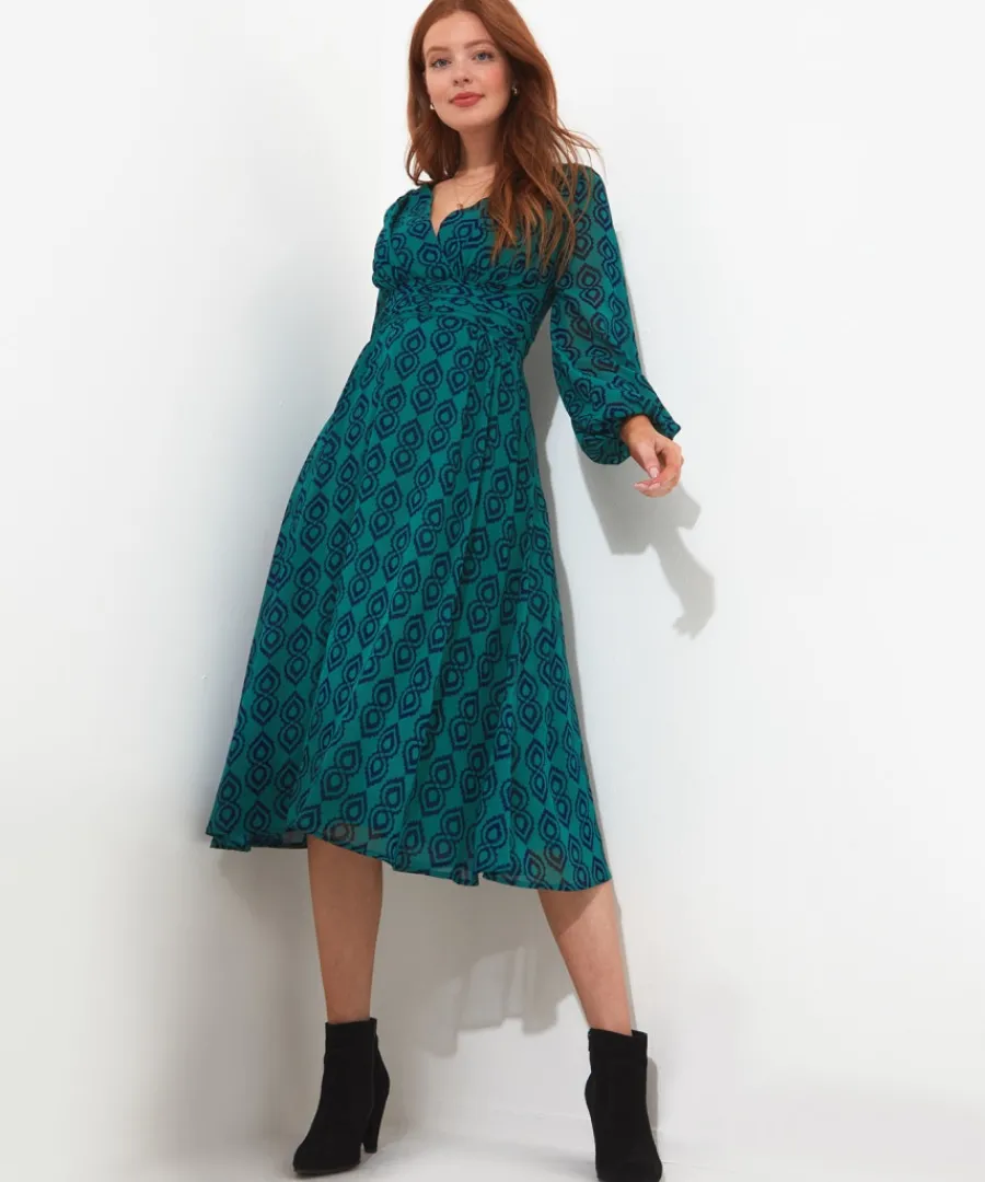 tamzin_printed_dress_3.webp Joe Browns Dresses<Tamzin Printed Dress