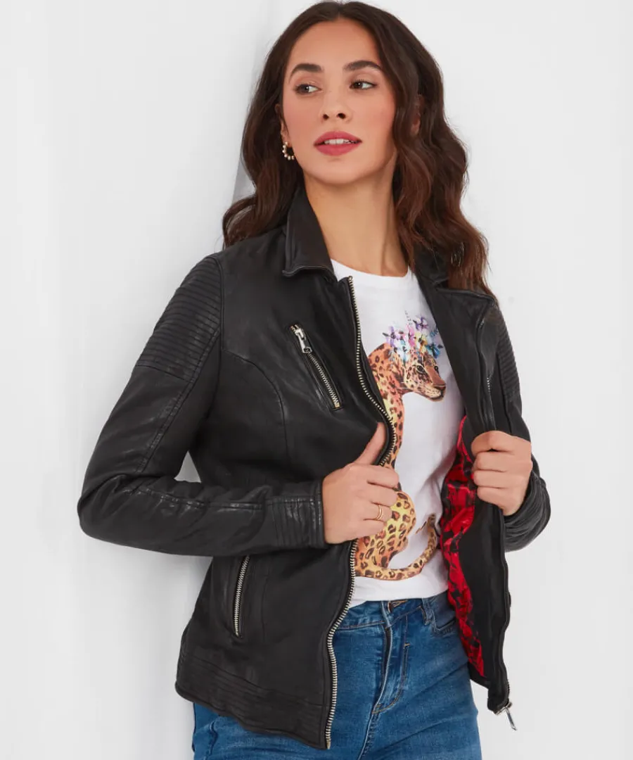 Joe Browns Coats & Jackets<The Forever Black Leather Jacket