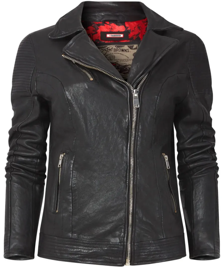 Joe Browns Coats & Jackets<The Forever Black Leather Jacket