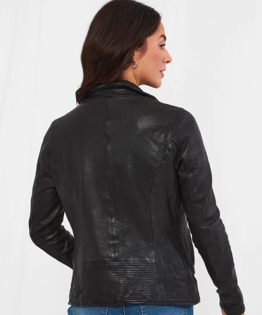 the_forever_black_leather_jacket_3.webp Joe Browns Coats & Jackets<The Forever Black Leather Jacket
