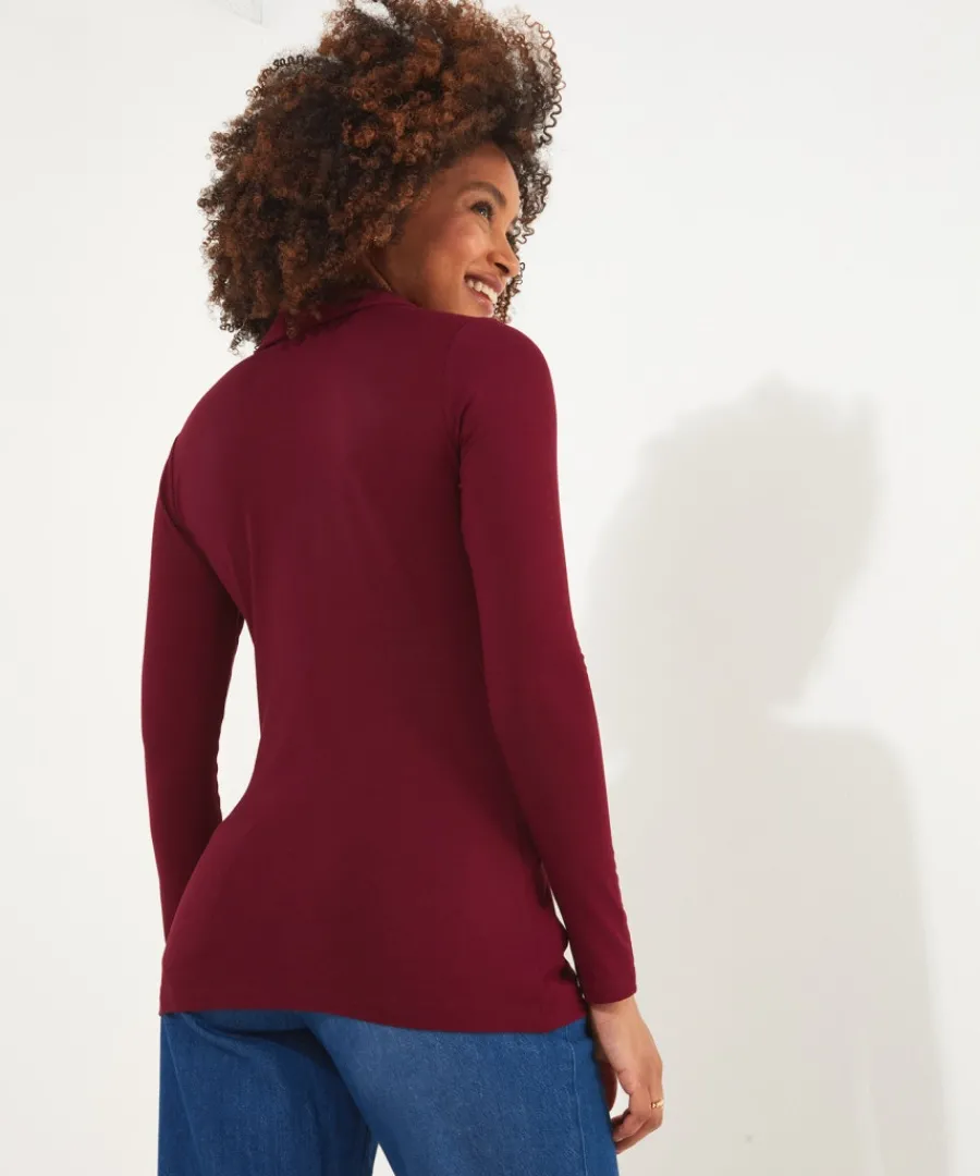 twist_front_jersey_top_3.webp Joe Browns Tops& Tunics & Shirts<Twist Front Jersey Top