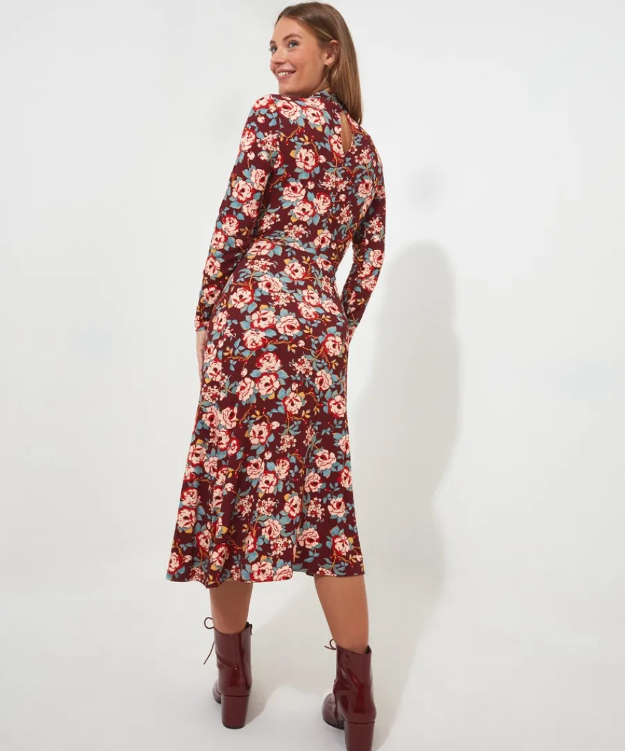 winter_florals_jersey_dress_3.webp Joe Browns Dresses<Winter Florals Jersey Dress