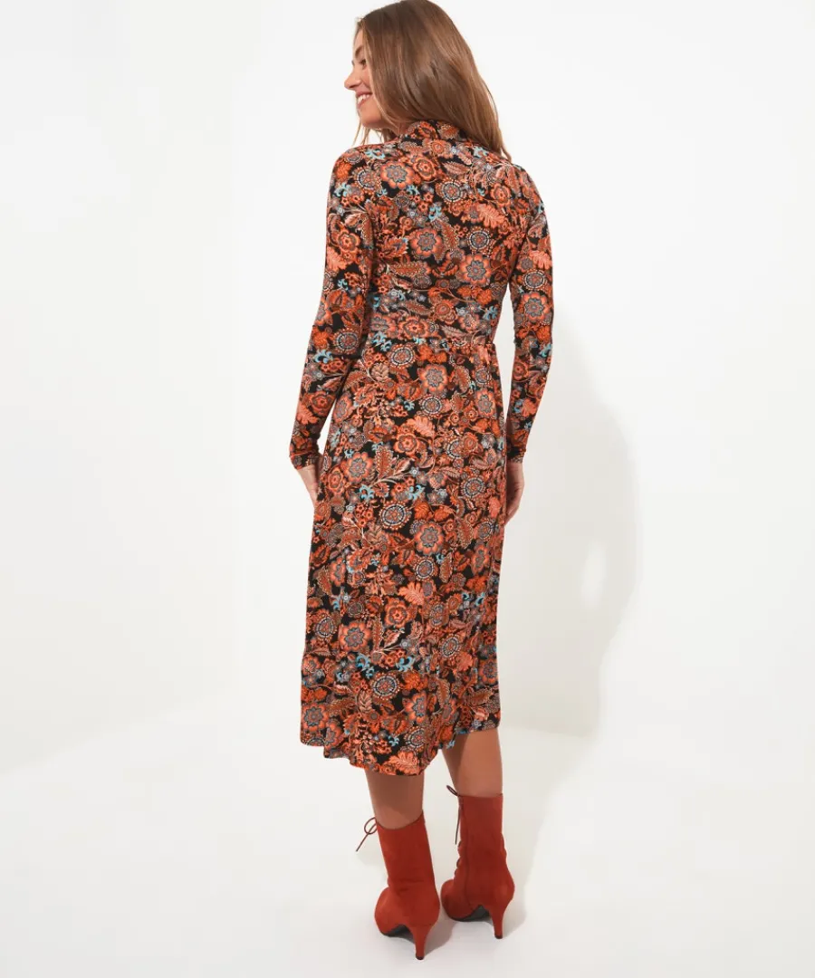 zip_front_jersey_dress_3.webp Joe Browns Dresses<Zip Front Jersey Dress